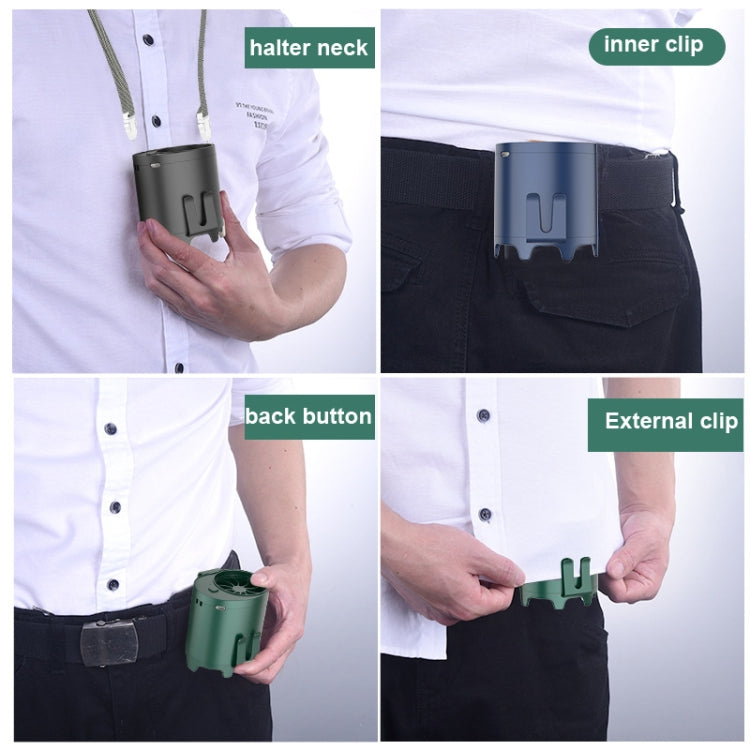 Hanging Neck Hanging Waist Fan Silent Outdoor Sports USB Bladeless Fan