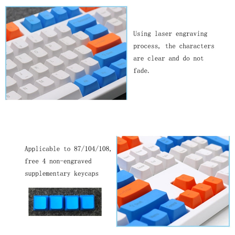 Mechanical Keyboard 108 Key PBT Keycap