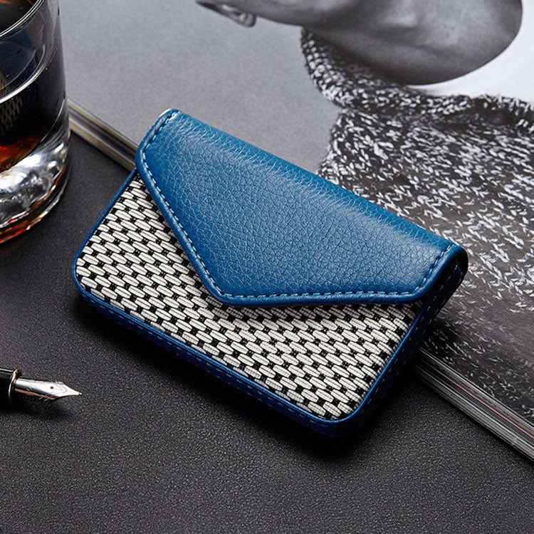 Business PU Stainless Steel Business Card Box