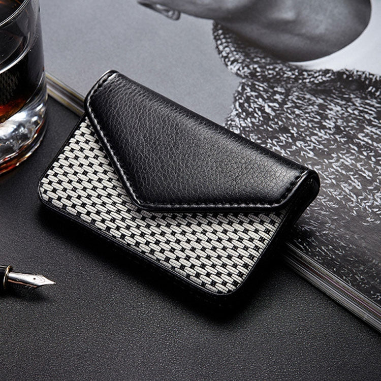 Business PU Stainless Steel Business Card Box