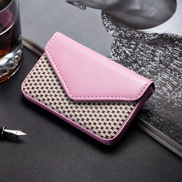 Business PU Stainless Steel Business Card Box