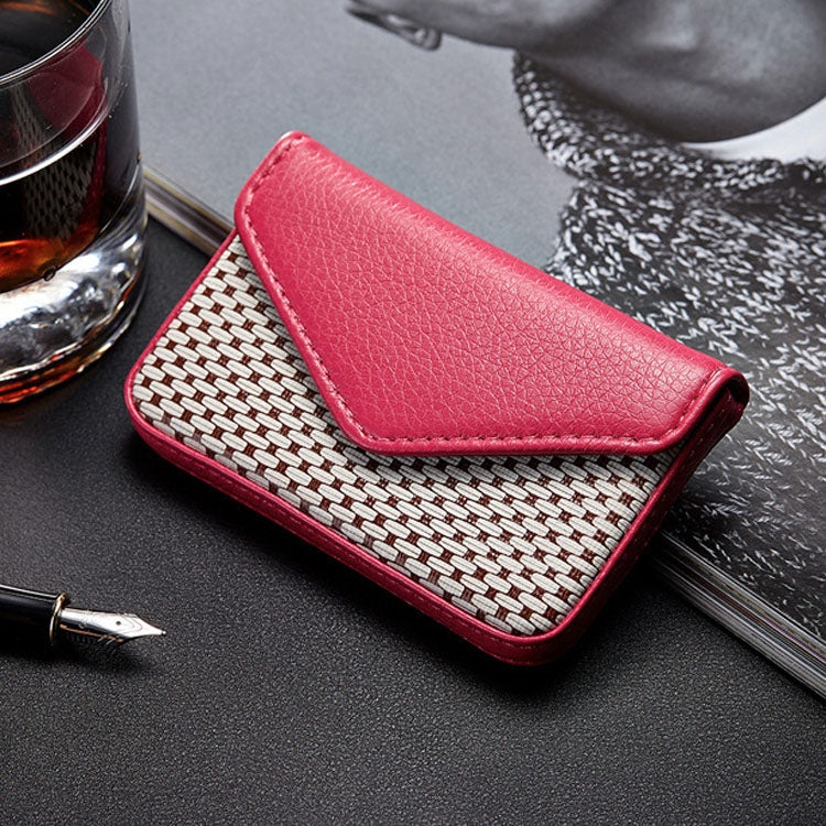 Business PU Stainless Steel Business Card Box