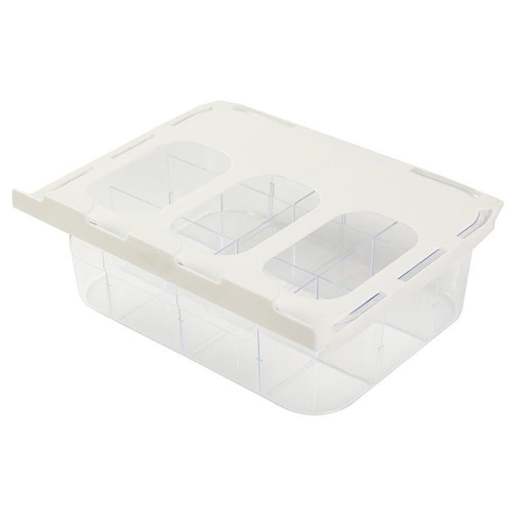 Home Wardrobe Drawer Type Underwear Socks Storage Box With Partition (Transparent)