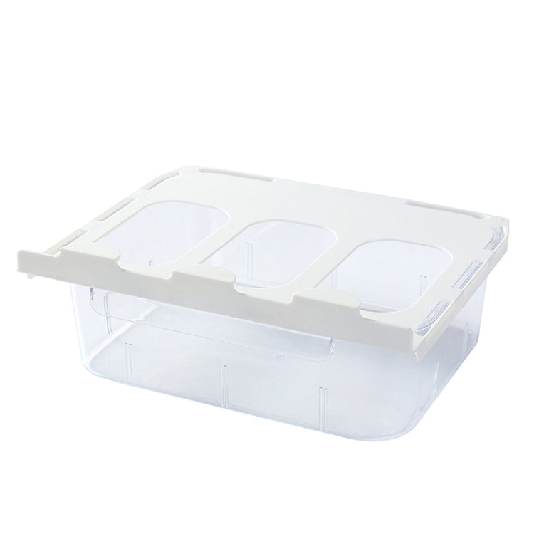 Home Wardrobe Drawer Type Underwear Socks Storage Box Without Partition (Transparent)