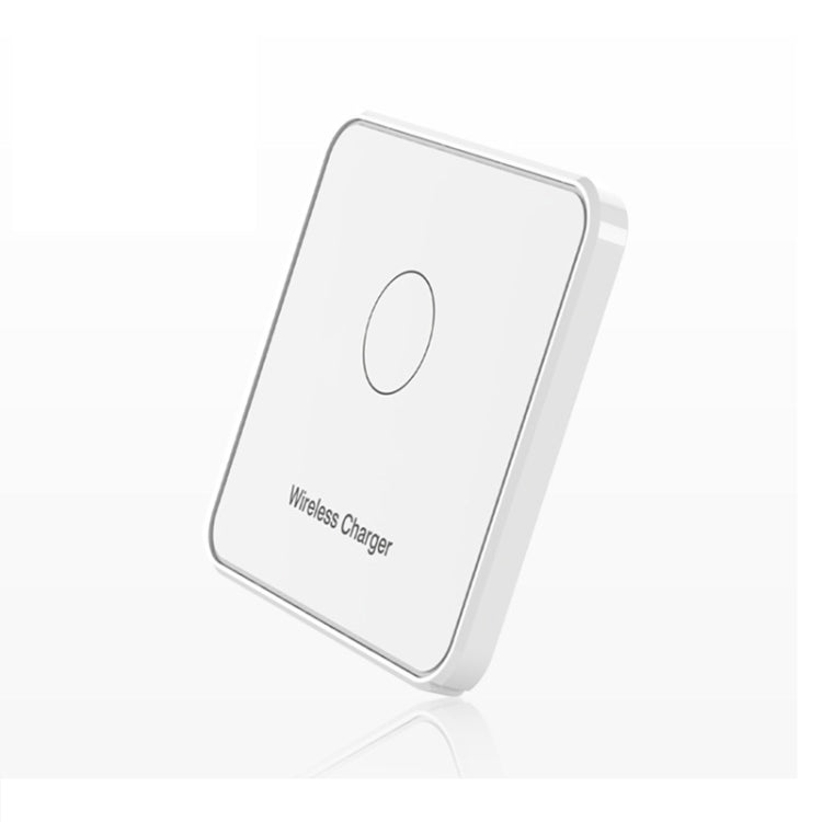 Mobile Phone Wireless Charger For Xiaomi Huawei Samsung iPhone Square 15W-White
