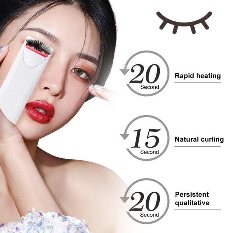 2 PCS Zero Damage Electric Curling Eyelash Curler Beauty Eyelash Curler