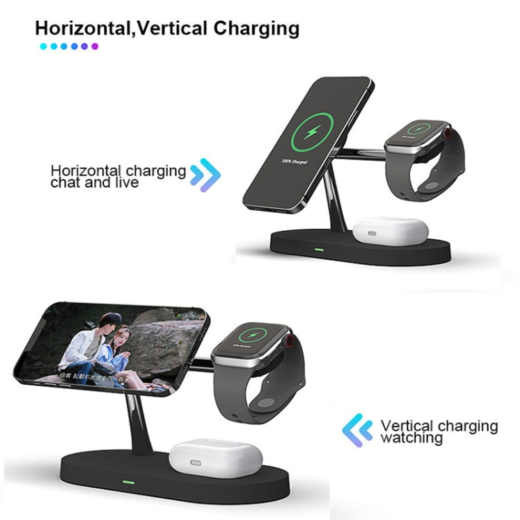 X452 3 in 1 Multifunctional 15W Wireless Charger with Night Light Function