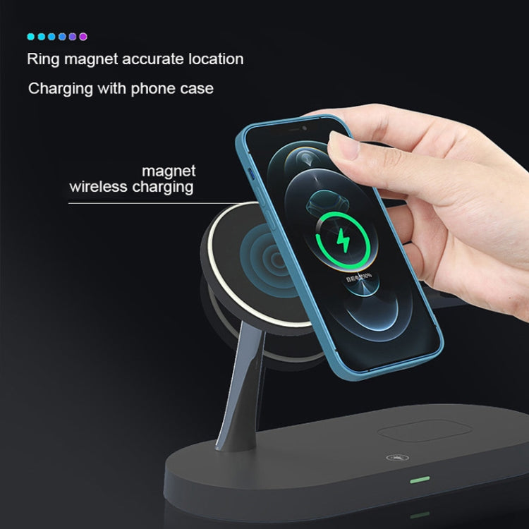 X452 3 in 1 Multifunctional 15W Wireless Charger with Night Light Function