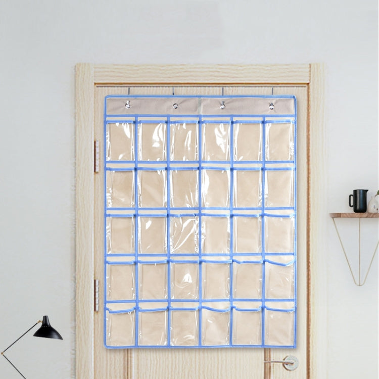 30 Grid Non-woven Transparent Mobile Phone Hanging Bag