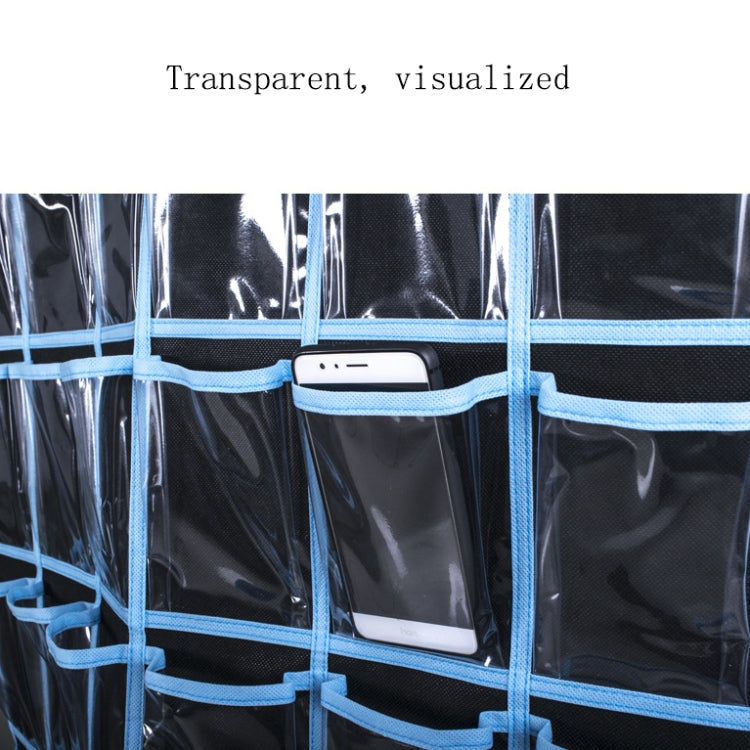 30 Grid Non-woven Transparent Mobile Phone Hanging Bag