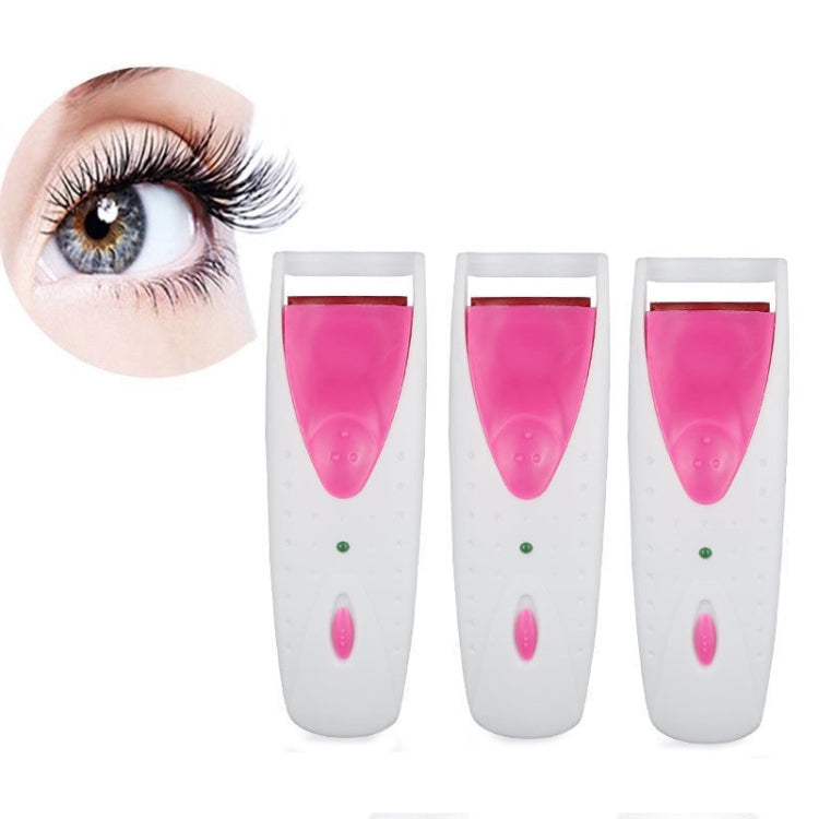 3 PCS Electric Eyelash Curler Heating Styling Electric Eyelash Curler