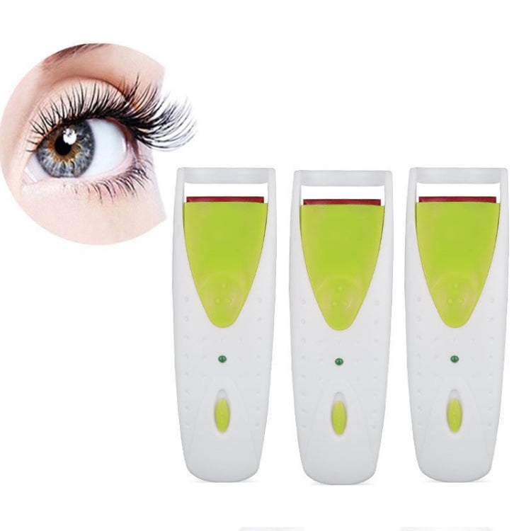 3 PCS Electric Eyelash Curler Heating Styling Electric Eyelash Curler