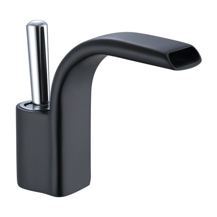 Bathroom All Copper Basin Hot And Cold Water Faucet, Specification: Black Silver