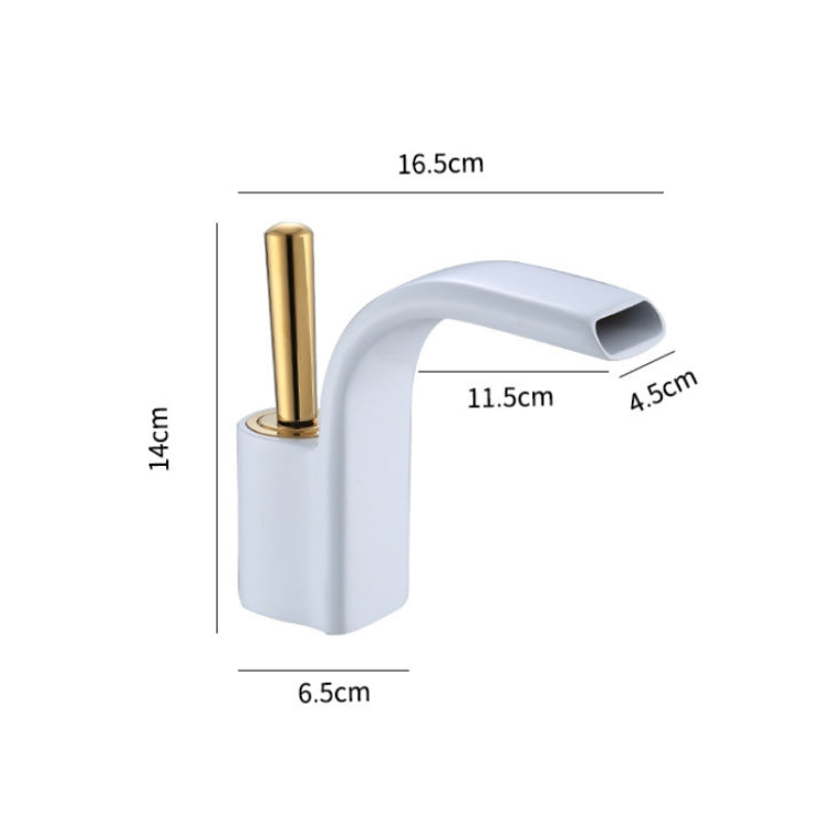 Bathroom All Copper Basin Hot And Cold Water Faucet, Specification: Silver