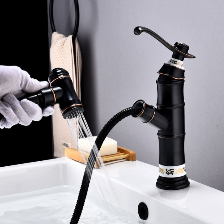 Bathroom Sink Full Copper Hot And Cold Water Faucet, Specification: Two Modes