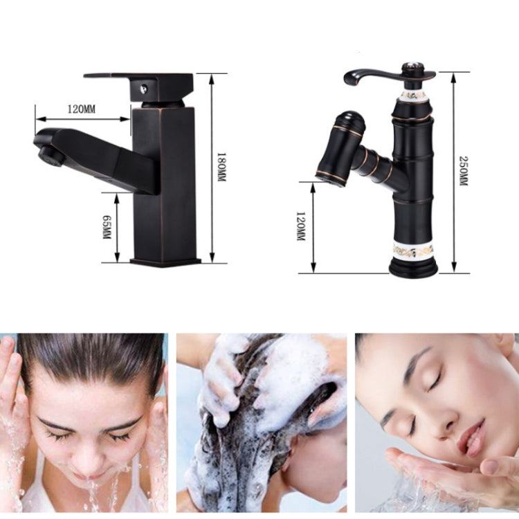 Bathroom Sink Full Copper Hot And Cold Water Faucet, Specification: Two Modes