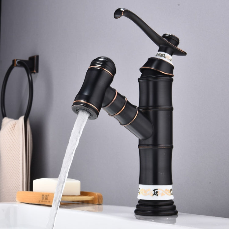 Bathroom Sink Full Copper Hot And Cold Water Faucet, Specification: Simple Style