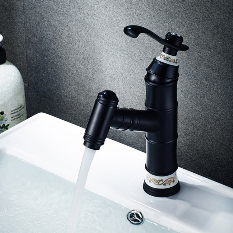 Bathroom Sink Full Copper Hot And Cold Water Faucet, Specification: Two Modes Electroplating