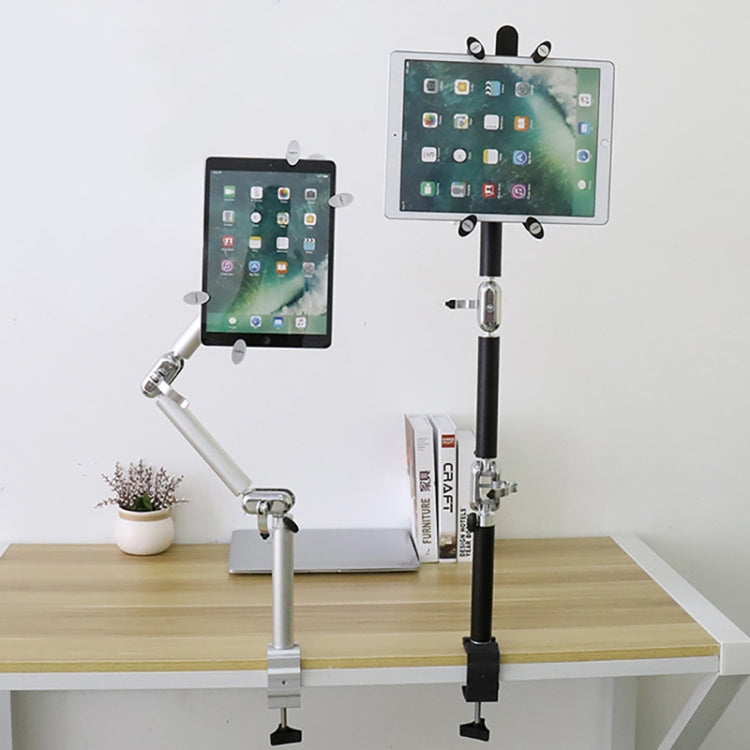 TB-03 Aluminum Alloy Tablet PC Stand Lazy Bedside Desktop Folding Camera Microphone Stand