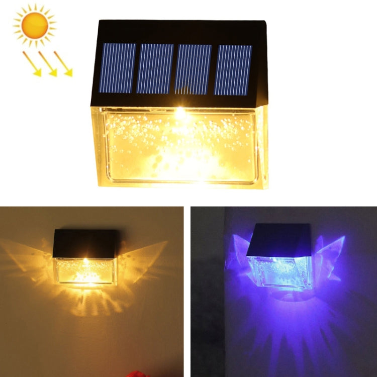 Solar Outdoor Garden Butterfly Light and Shadow LED Wall Light(SL-601 PE Bag)