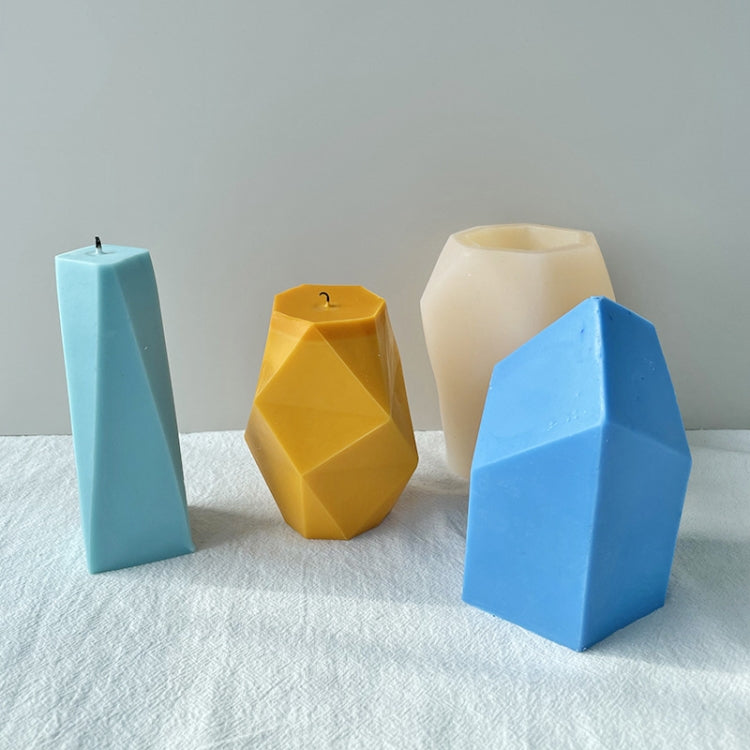2 PCS Stone Soap Handmade Soap Soap Scented Candle Silicone Mold Diamond