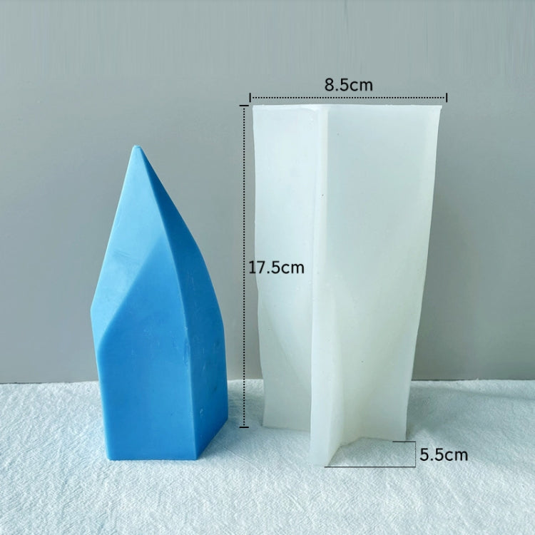 2 PCS Stone Soap Handmade Soap Soap Scented Candle Silicone Mold Pointed