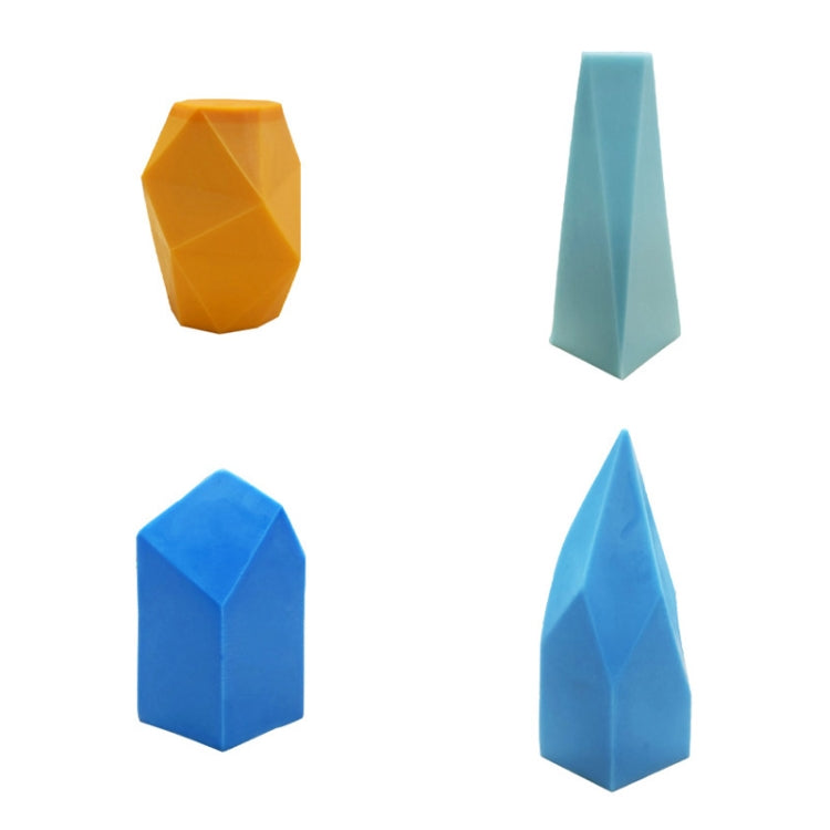 2 PCS Stone Soap Handmade Soap Soap Scented Candle Silicone Mold Pointed