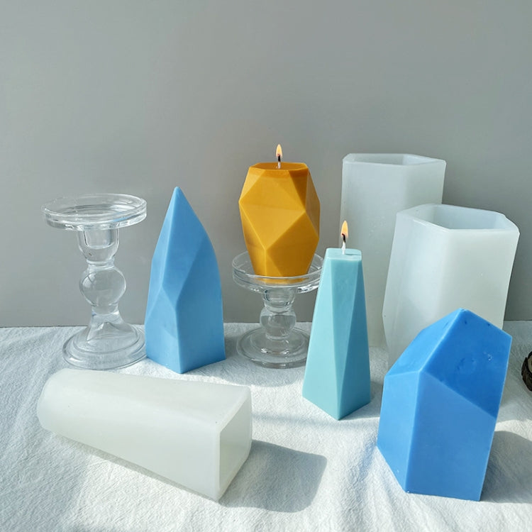 2 PCS Stone Soap Handmade Soap Soap Scented Candle Silicone Mold Pointed