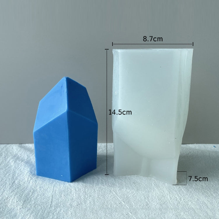2 PCS Stone Soap Handmade Soap Soap Scented Candle Silicone Mold Pentagon