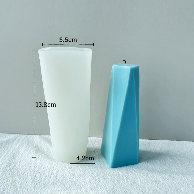 2 PCS Stone Soap Handmade Soap Soap Scented Candle Silicone Mold Quadrilateral