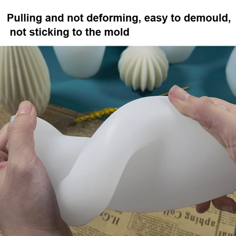 Scented Candle Silicone Mold DIY Handmade Soap Mold, Specification: Bottle-shaped