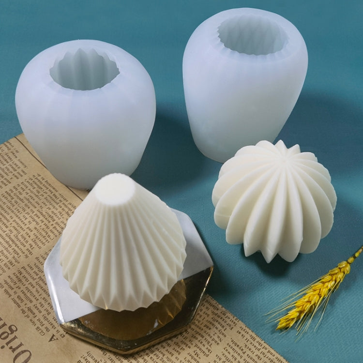 Scented Candle Silicone Mold DIY Handmade Soap Mold, Specification: Bottle-shaped