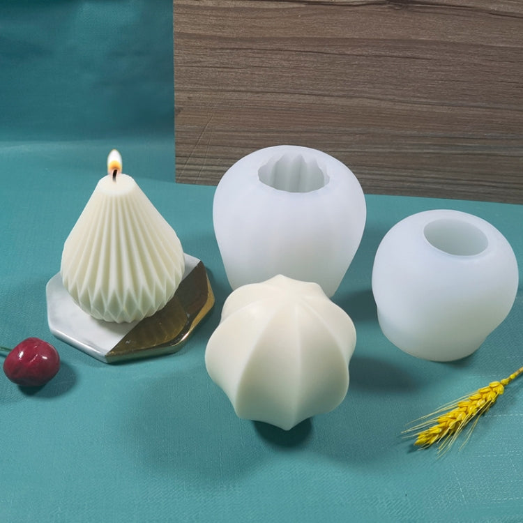 Scented Candle Silicone Mold DIY Handmade Soap Mold, Specification: Bottle-shaped