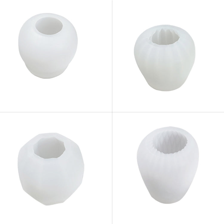 Scented Candle Silicone Mold DIY Handmade Soap Mold, Specification: Multi-star