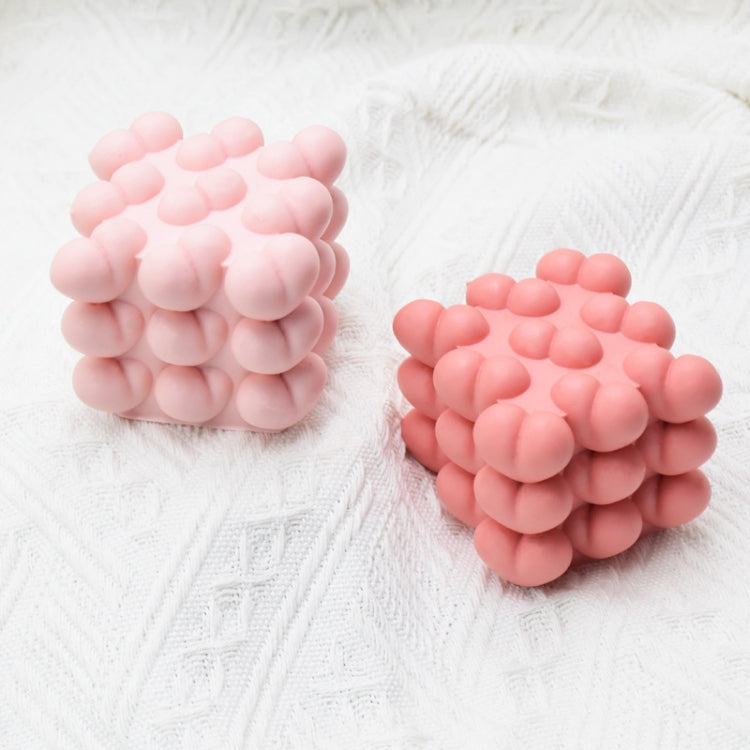 Three-dimensional Love Cube Aromatherapy Candle Silicone Mold(Hematic 270g)