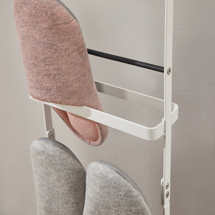 HP20210319 Home Carbon Steel Portable Vertical Slipper Rack, Spec: 4-layers (White)