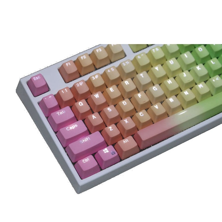 104 Keys Light-transmitting Dip-dyed Keycaps