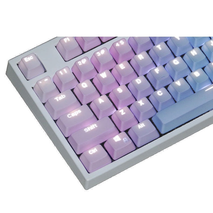 104 Keys Light-transmitting Dip-dyed Keycaps