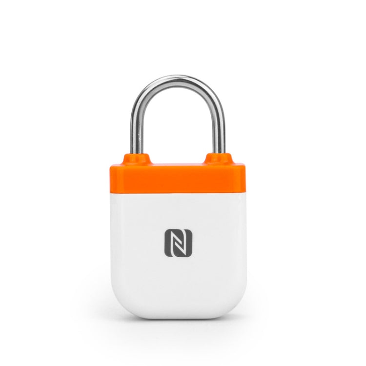 APP Remote Authorization NFC Smart Padlock(Orange White)