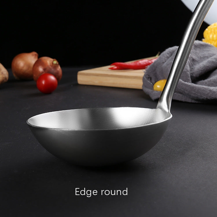 304 Stainless Steel Kitchen Equipment Thickened Hollow Handle Cooking Tool, Style: Spatula