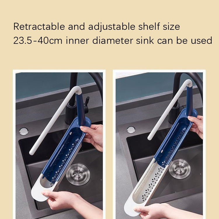 4 PCS Sink Retractable Storage Drain Rack Kitchen Rack Dish Towel Rack