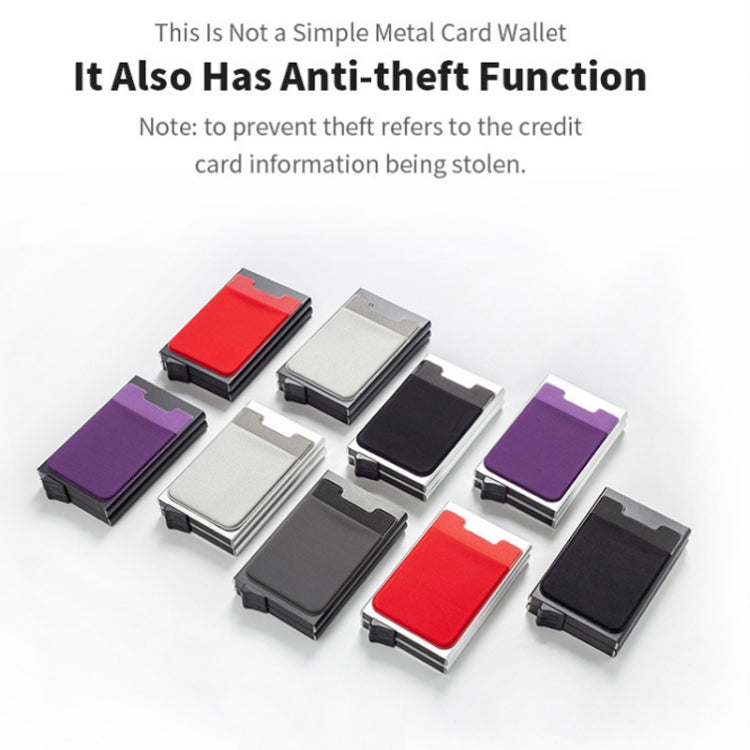 RFID Aluminum Alloy Anti-Degaussing Coin Card Holder