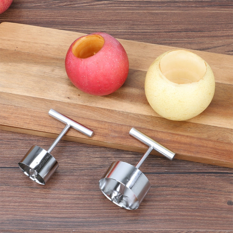 304 Stainless Steel Fruit Core Puller Core Digger, Specification: Large