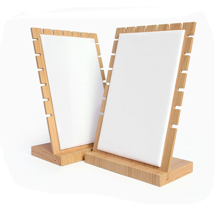 Bamboo Wood Detachable Jewelry Storage Display Stand