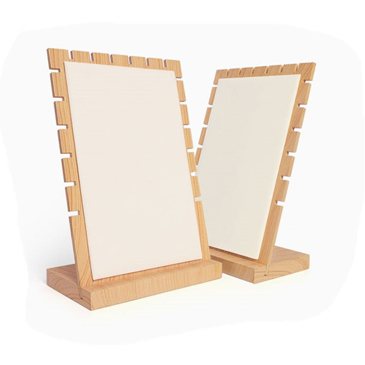 Bamboo Wood Detachable Jewelry Storage Display Stand