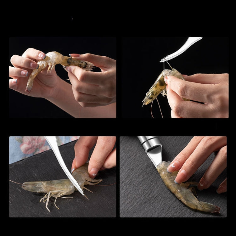 5 PCS 304 Stainless Steel Shrimp Peeling Knife Peeling Shrimp Shell Tool
