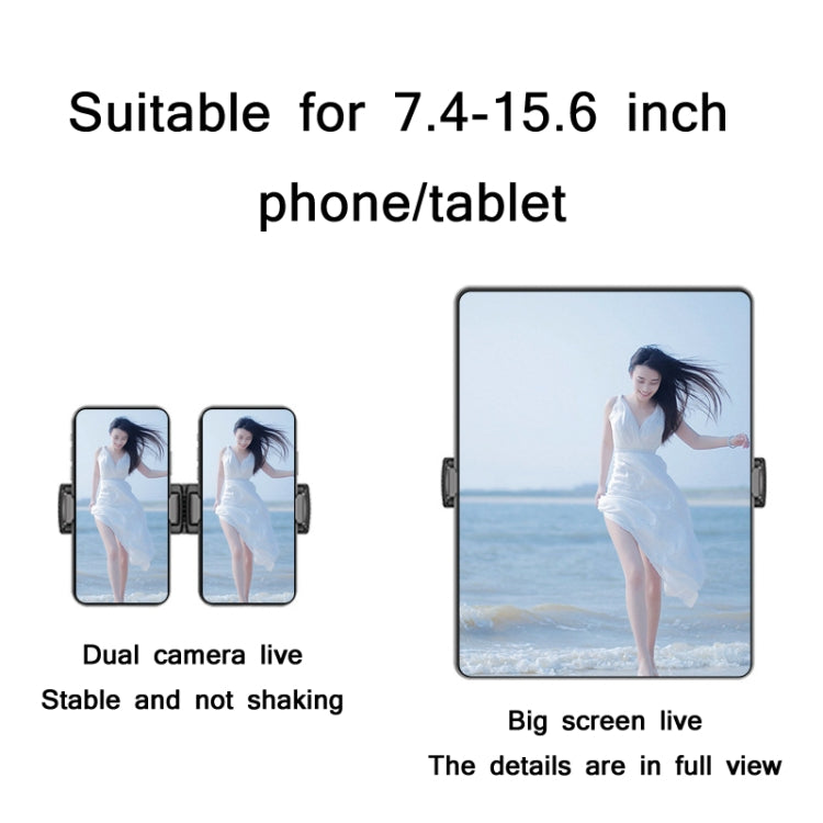 C2 Live Dual-Camera Mobile Phone Clip Extension Bracket(Black)