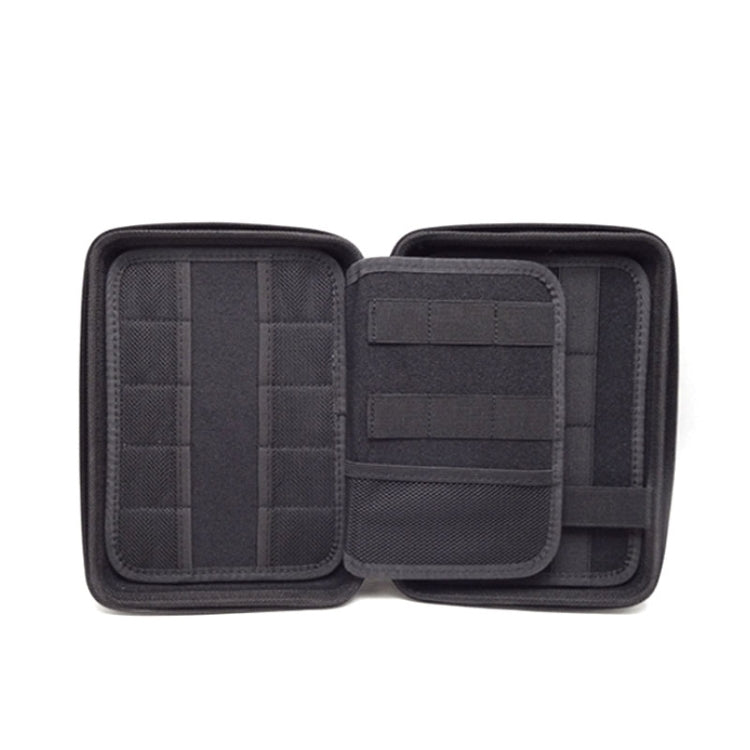 GH1319 EVA Large Capacity Electronic Digital Accessories Storage Bag(Carbon Fiber Black)