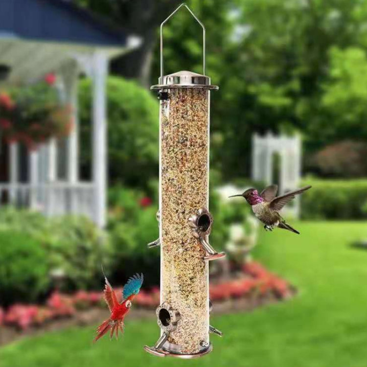 Outdoor Garden Hanging Metal Bird Automatic Feeder