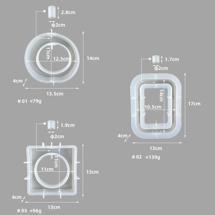DIY Vase Epoxy Mould Simple Vase Make Tool, Specification: Square